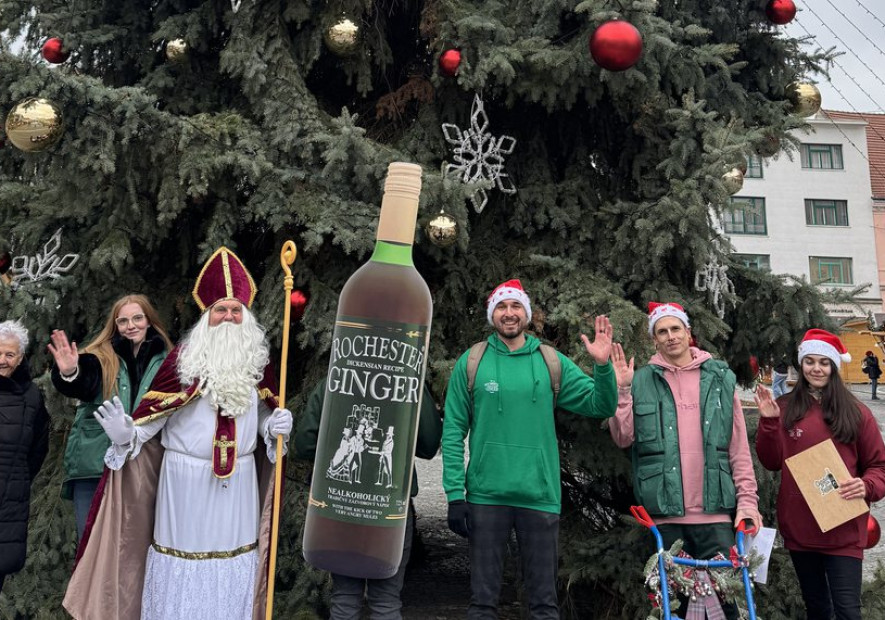 Keď sa šéf prezlečie za Mikuláša: Rochester Ginger v uliciach Trnavy