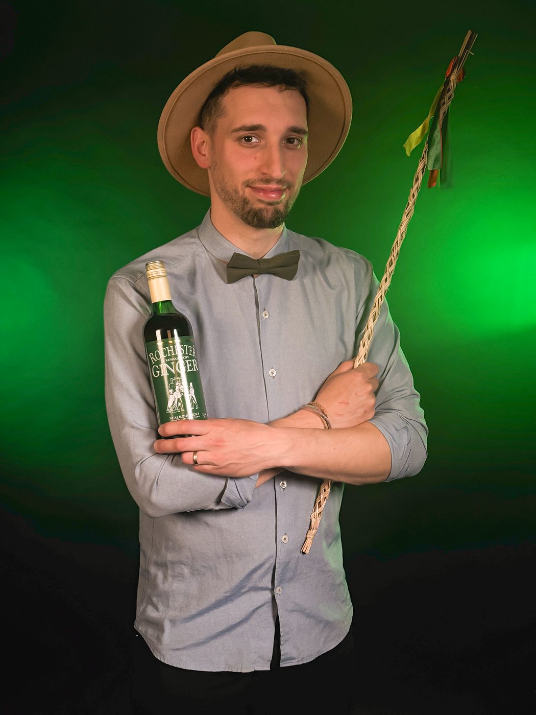 Gentleman s fľašou Rochester Ginger