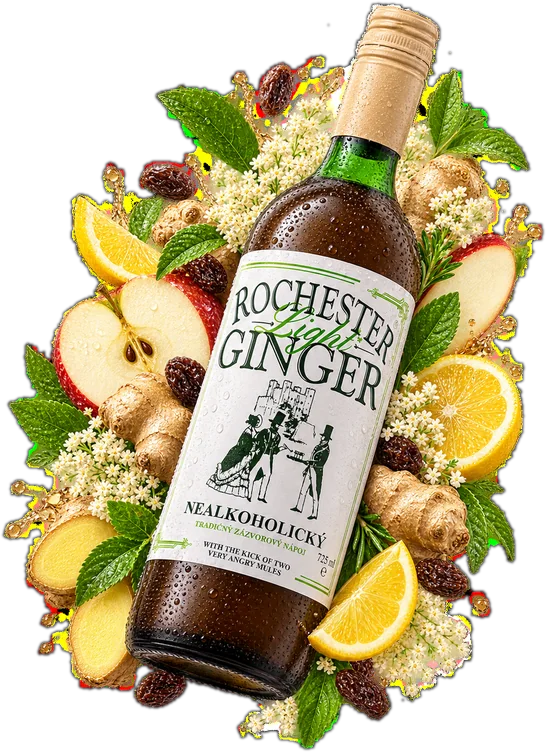 Rochester Light Ginger s jablkom, zázvorom a bazou